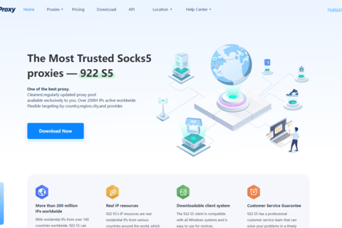 911s5海外IP代理替代方案922 S5 Proxy使用教程