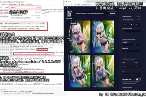 NovelAI泄露原版前后端部署教程